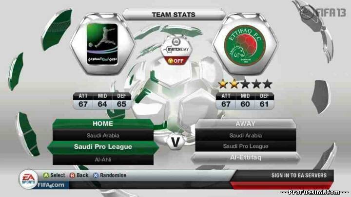 FIFA 13 - в новой версии появится Саудовская Pro League